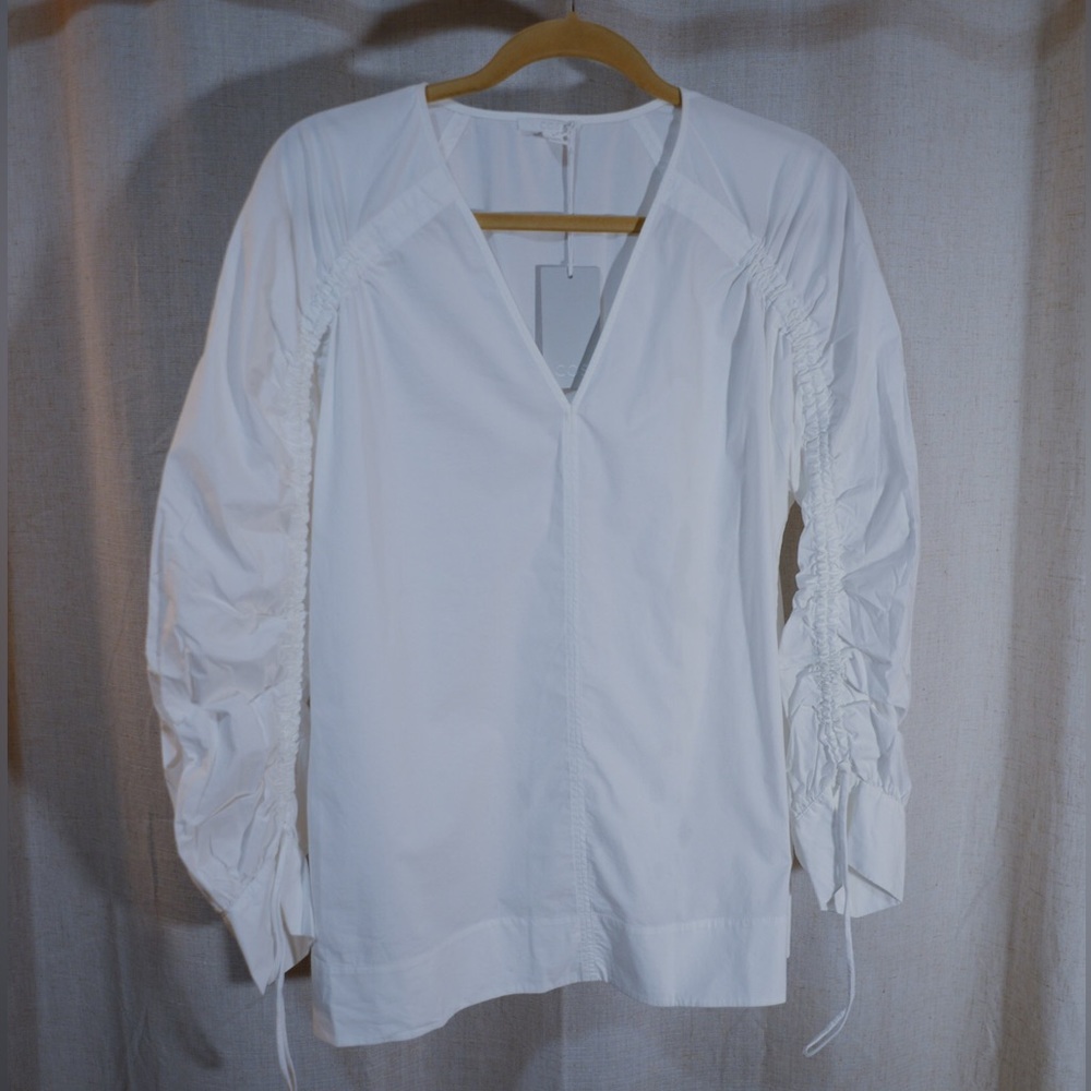 COS Blouse With Gathered Sleeves